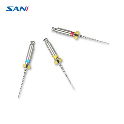 Harga yang bagus Anak-anak Endodontik 3pcs / Pack Niti Rotary Files Sertifikasi ISO on line