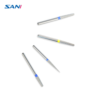 Stainless Steel Gigi Diamond Bur Set 5pcs/Pack 11mm Untuk Handpiece Kecepatan Tinggi