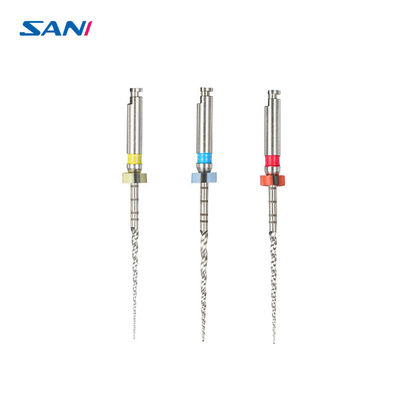 Harga yang bagus File Rotary Endo Taper Fleksibel, Instrumen Endodontik Rotary 6pcs / Pack on line