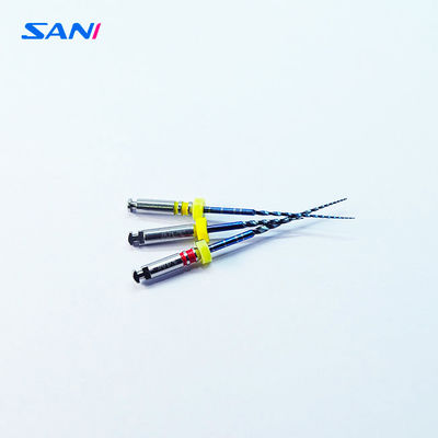 File Gigi Rotary 31mm, File Endodontik Niti Lapisan Nano Biru