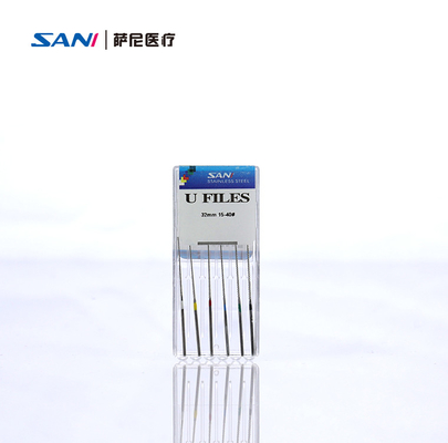 Harga yang bagus Instrumen Saluran Akar Gigi File U Stainless Steel on line