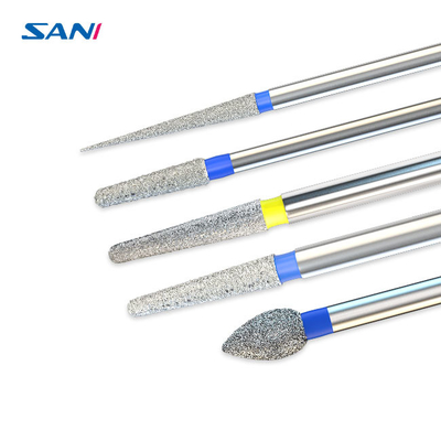 Harga yang bagus 11mm Dental Bur Stainless Steel Diamond Bur Set Untuk Handpiece Kecepatan Tinggi on line